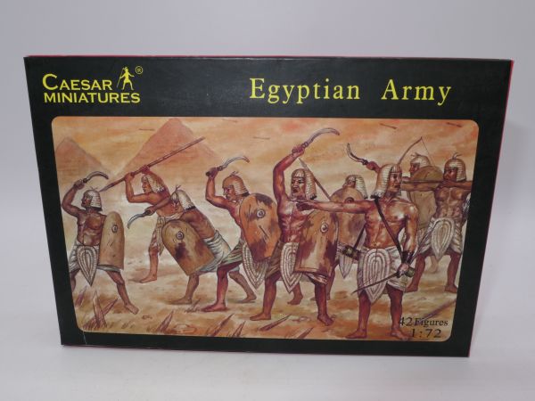 Caesar Miniatures 1:72 Egyptian Army, Nr. 009 - OVP, lose, 42 Figuren