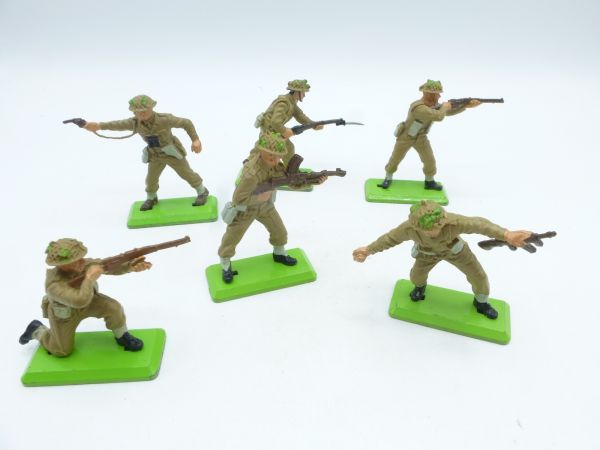 Britains Deetail Complete set of English soldiers (6 figures)