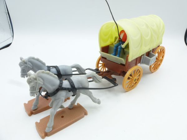 Plasty Covered wagon Wild West for dioramas - used