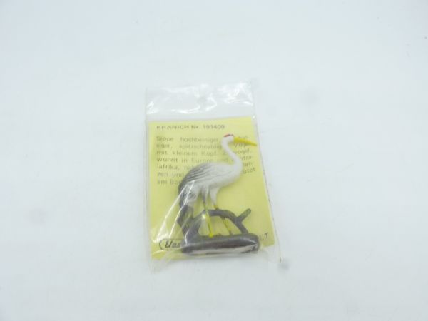 Elastolin soft plastic Crane, No. 191409 - orig. packaging, brand new, with short description