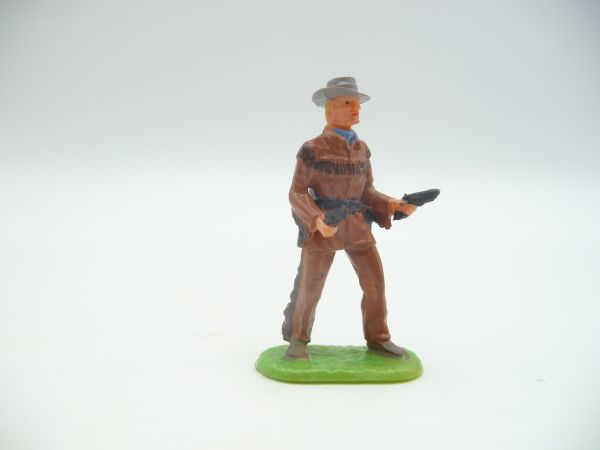 Elastolin 4 cm Cowboy with 2 pistols, No. 6970 - nice figure