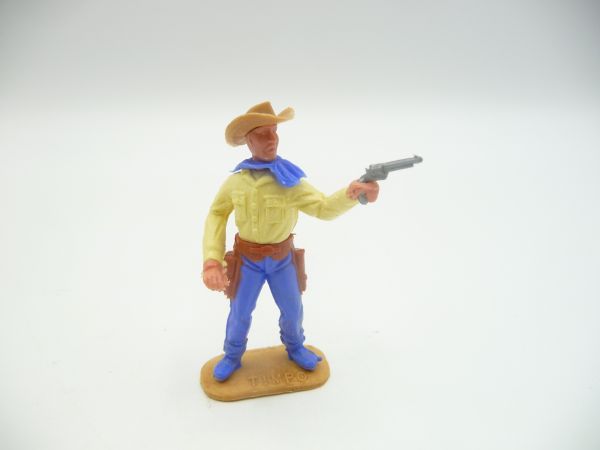 Timpo Toys Cowboy 2nd version standing, firing pistol - brand new