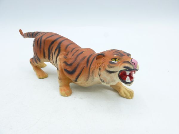 Elastolin Tiger angreifend, Nr. 5719 - tolle Bemalung