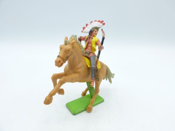 Britains Deetail Indian riding with bow - top condition, great horse