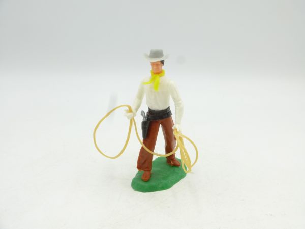 Elastolin 5,4 cm Cowboy standing with lasso