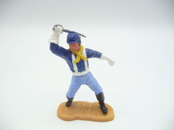 Timpo Toys Union Army Soldier 4th version, lunging with sabre from above