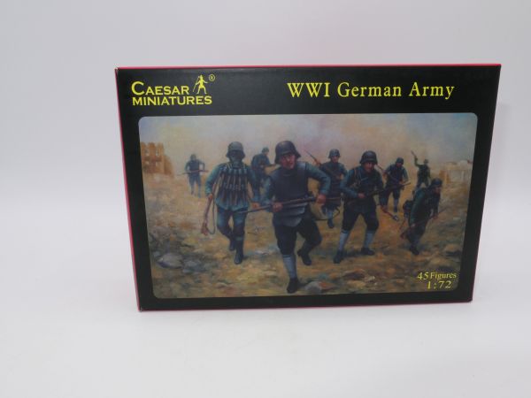 Caesar Miniatures 1:72 WW I German Army, Nr. 035 - OVP, lose, 45 Figuren