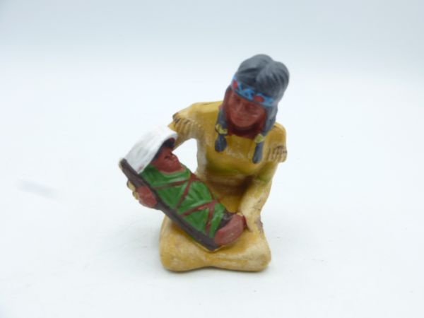 Elastolin 7 cm Indian woman with child, No. 6833