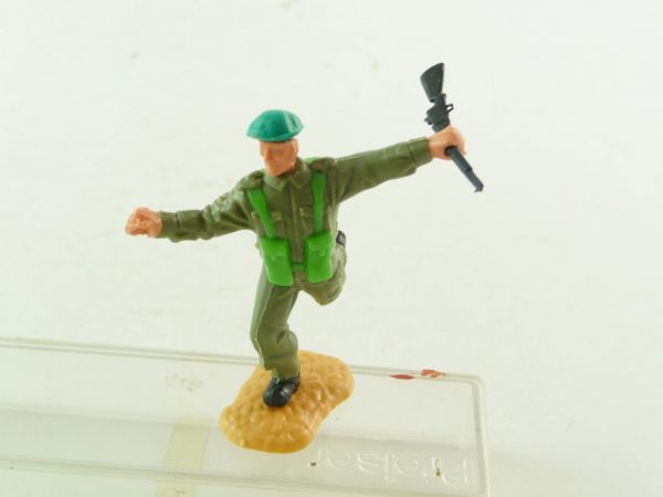 Timpo Toys Englischer Soldat 2. Weltkrieg mit sehr seltenem Barett