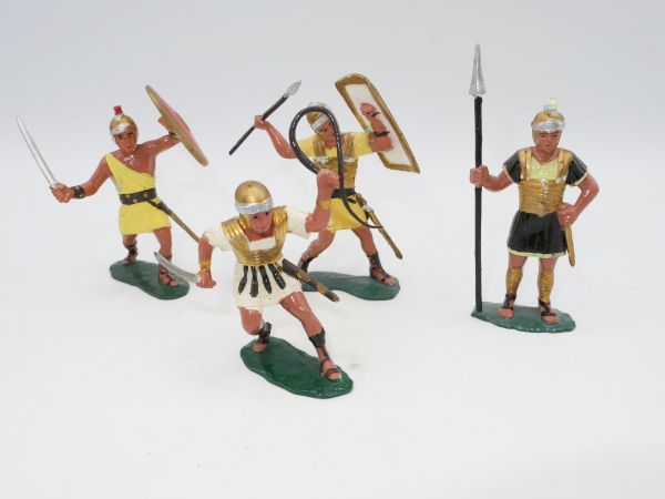 Heimo Roman set (4 figures), hard plastic - extremely rare