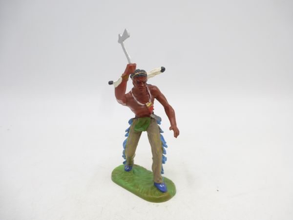 Elastolin 7 cm Indianer richtig Tomahawk werfend, Nr. 6867 - ladenneu