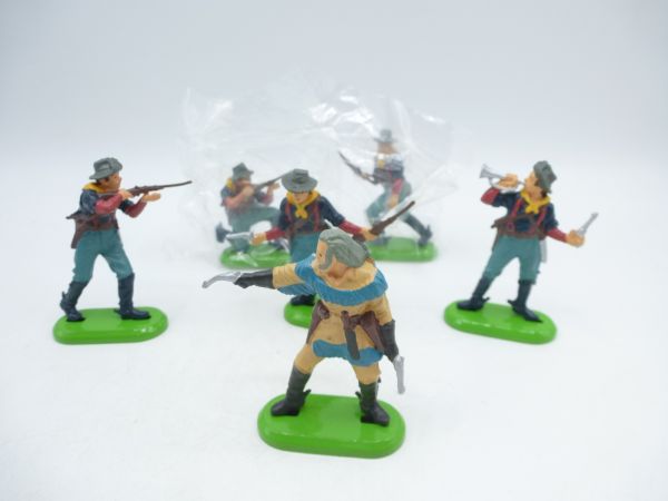 Britains Deetail Soldiers 7th Cavalry (6 figures) - complete set