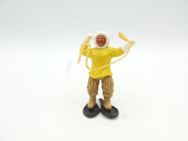 Timpo Toys Eskimo, yellow, with harpoon