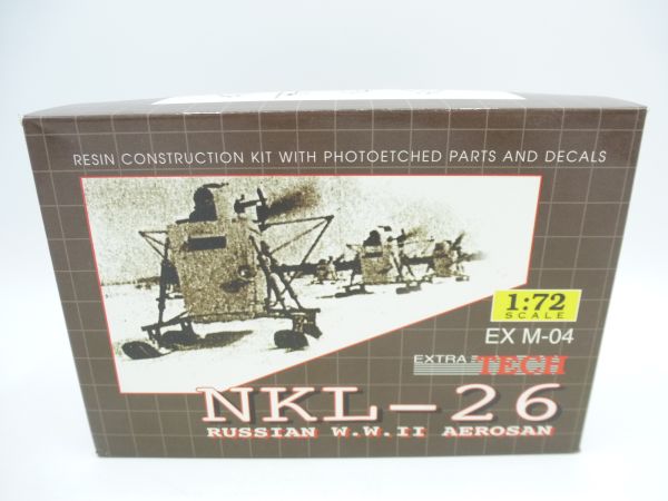 Extra TECH 1:72 NKL-26 Construction Kit Resin, EXM-04 - OVP