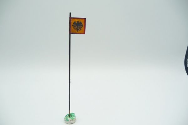 Modification 7 cm Flag with German national coat of arms (height 14 cm, flag 2x2 cm)