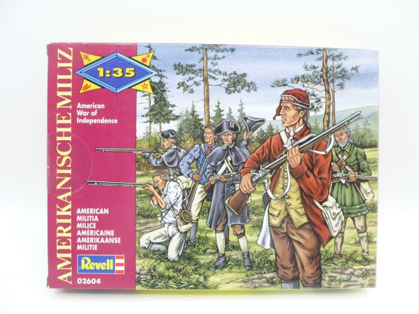 Revell 1:35 American Militia, No. 2604 - orig. packaging, loose but complete