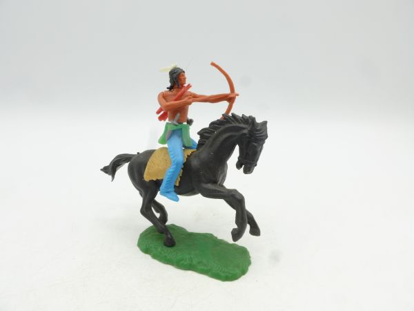 Elastolin 5,4 cm Indian riding, shooting bow