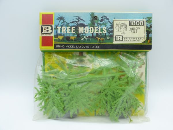 Britains 2 willow trees, no. 1808 - orig. packaging (unopened)
