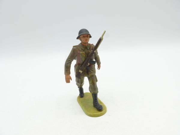 Elastolin 7 cm Swiss federal Army, Soldier rifle in front painting 2, No. 9025