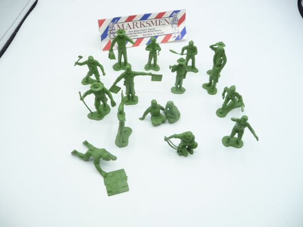 Marksmen 1:32 Scout camp, 16 figures - orig. packaging