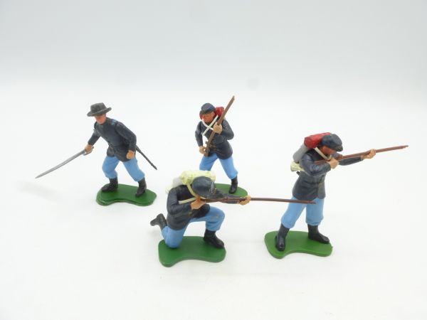 Britains Swoppets Great set of Union Army soldiers (4 figures)