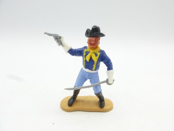 Timpo Toys Union Army soldier 4th version standing, officer with sabre + pistol