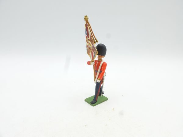 Britains Swoppets Guards Band with flag