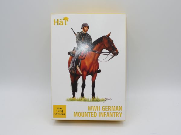 HäT 1:72 WK II German Mounted Infantry, No. 8120 - orig. packaging, on cast