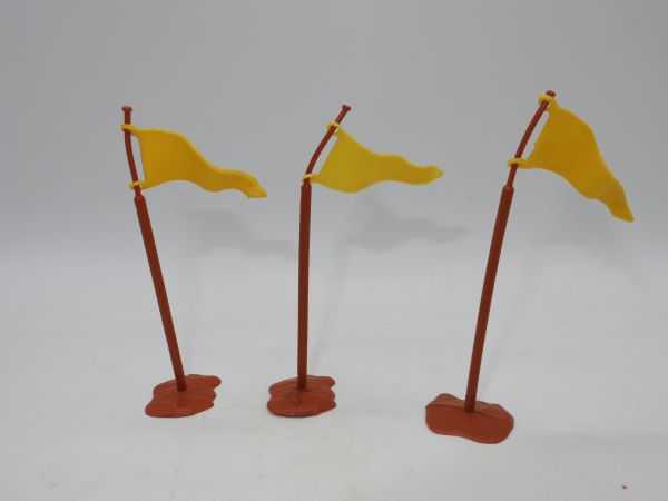 Timpo Toys 3 camp flags