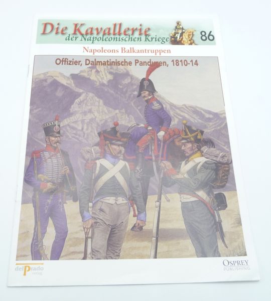 del Prado Bestimmungsheft Nr. 86 Offizier, Dalmatinische Panduren 1810-14