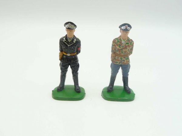 Matchbox 1:32 Field Marshall Rommel / Africa Corps (2 figures) - painted, see photo