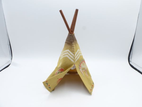 Elastolin 7 cm Fabric tent with wooden poles (for 7 cm figures)