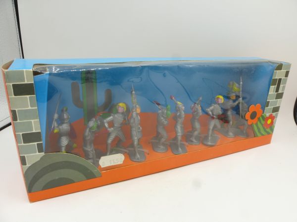Jean Blister box with 10 knights (one piece) - brand new