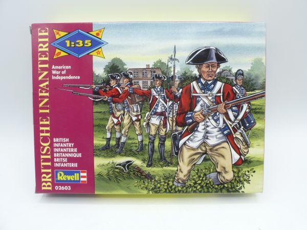 Revell 1:32 American War of Independence: British Infantry - orig. packaging