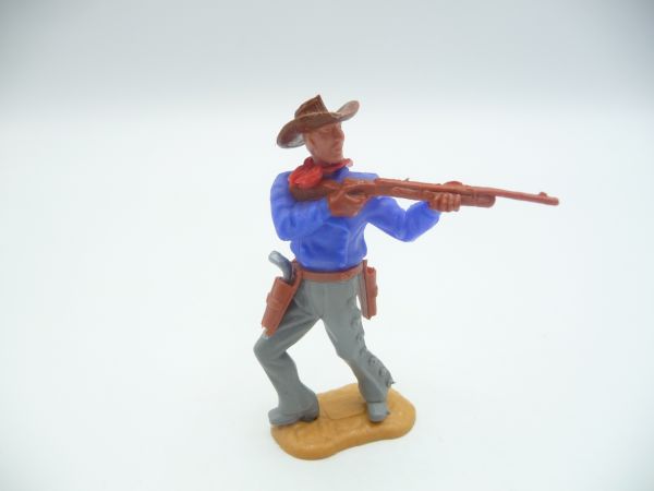 Timpo Toys Cowboy 2. version standing firing, with rare upper part