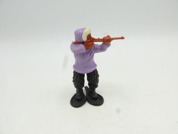 Timpo Toys Eskimo (flieder), Gewehr schießend