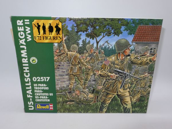 Revell 1:72 US Paratroopers, No. 2517 - orig. packaging, on cast