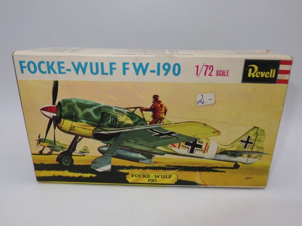 Revell 1:72 Focke Wulf FW-190, No. H615 - orig. packaging (old box), on cast