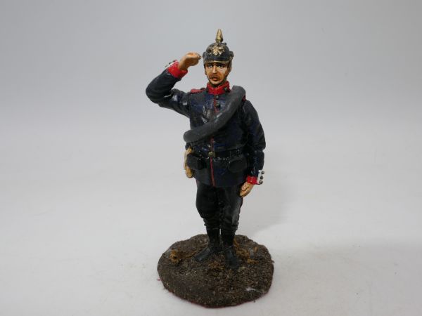 Kaiserliche Armee Soldat salutierend (ähnlich Hachette, 6 cm)