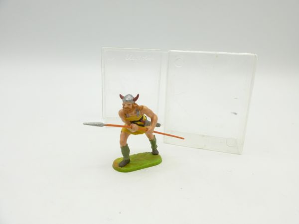 Preiser 4 cm Viking attacking with spear, No. 8501 - orig. packaging, brand new