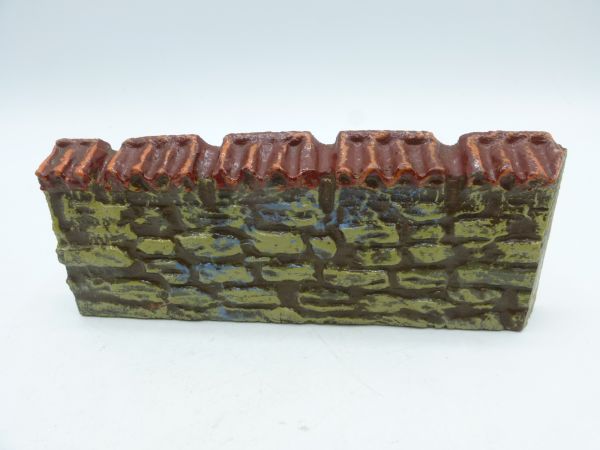 Elastolin Medium wall part (knight's castle) made of wood, 12 cm long