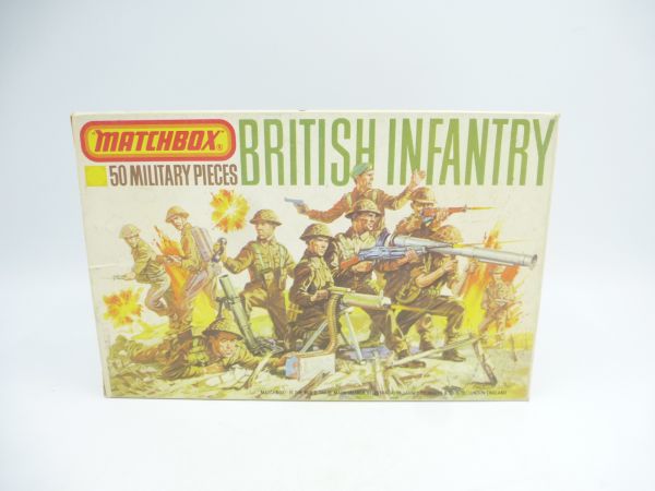 Matchbox 1:76 British infantry, No. P 5001 - orig. packaging, loose, complete