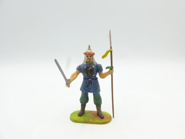 Modification 7 cm Hun standing with sword + spear