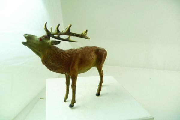 Lineol Stag roaring - good condition according to age