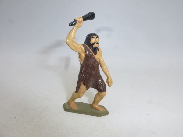 Starlux Neandertaler mit Keule - seltene Figur 1. Version aus Set "Mammutjagd"