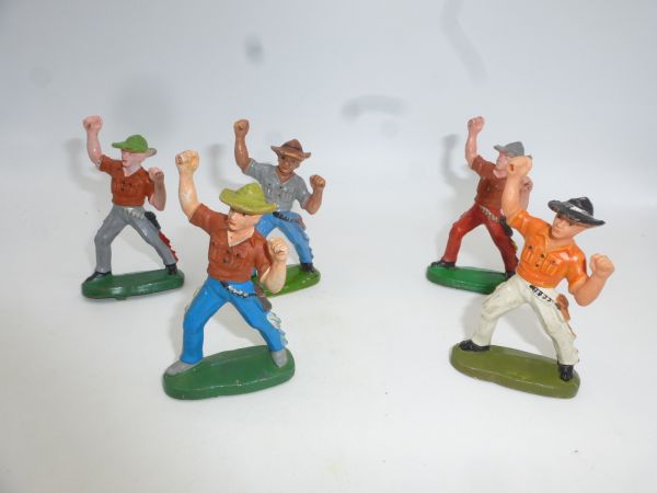 5 fist fighters (Cowboys)