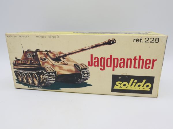 Solido Jagdpanther beige, Nr. 228 - OVP, unbespielt, Box leichte Lagerspuren
