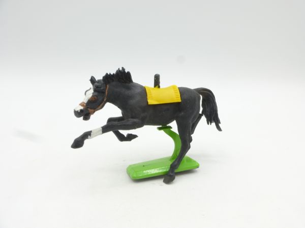 Britains Deetail Pferd aufsteigend, schwarz, gelbe Decke