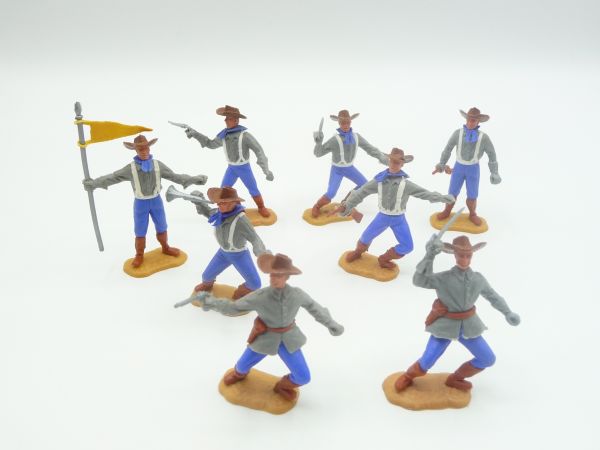 Timpo Toys Nice set Confederate Army soldiers 1st version