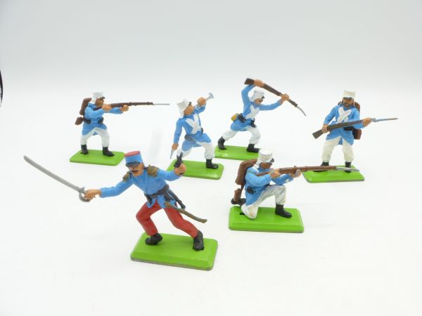 Britains Deetail Set of Foreign Legionnaires on foot (6 figures)